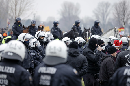 Querdenken-Demo in Düsseldorf