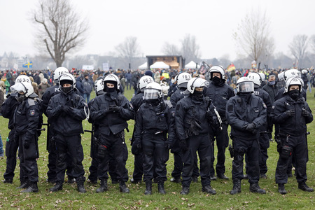 Querdenken-Demo in Düsseldorf