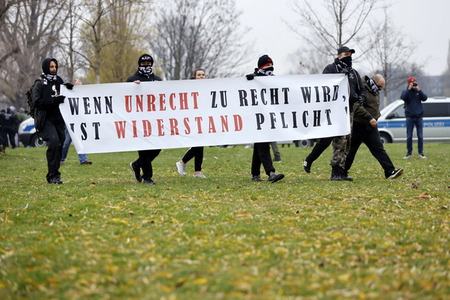 Querdenken-Demo in Düsseldorf