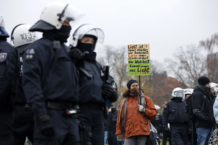 Querdenken-Demo in Düsseldorf