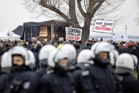Querdenken-Demo in Düsseldorf