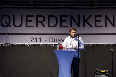 Querdenken-Demo in Düsseldorf