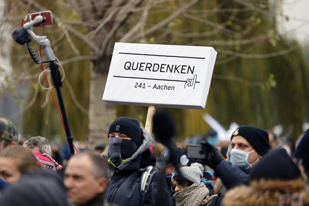 Querdenken-Demo in Düsseldorf