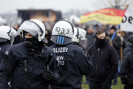Querdenken-Demo in Düsseldorf