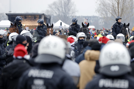 Querdenken-Demo in Düsseldorf