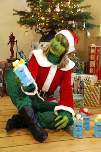 GEEK ART: Der Weihnachtsmann und der Grinch / Santa Claus and the Grinch