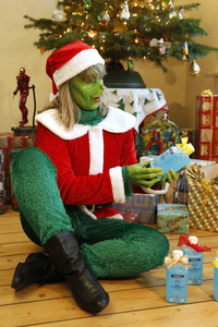 GEEK ART: Der Weihnachtsmann und der Grinch / Santa Claus and the Grinch