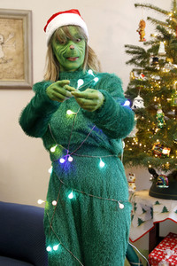 GEEK ART: Der Weihnachtsmann und der Grinch / Santa Claus and the Grinch