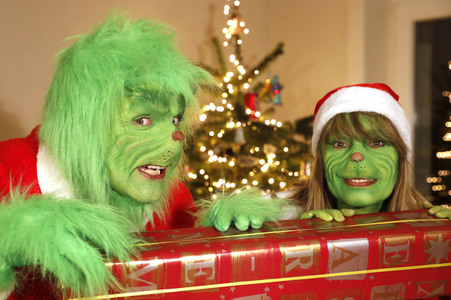 GEEK ART: Der Weihnachtsmann und der Grinch / Santa Claus and the Grinch