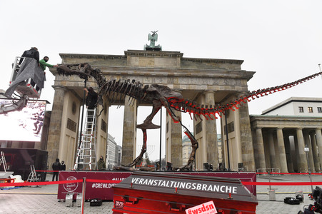 Mahnwache vom Aktionsbündnis 'Alarmstufe Dunkelrot' in Berlin