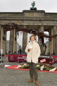 Mahnwache vom Aktionsbündnis 'Alarmstufe Dunkelrot' in Berlin