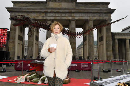 Mahnwache vom Aktionsbündnis 'Alarmstufe Dunkelrot' in Berlin