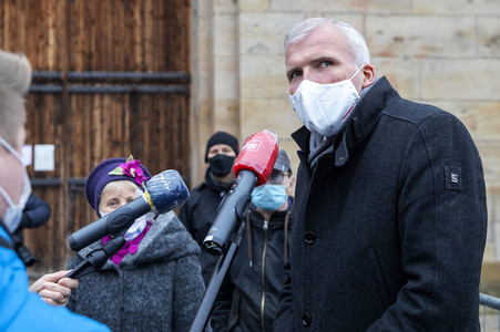 Rundgang von Bodo Ramelow über das Bundesgartenschau-Gelände 2021 in Erfurt