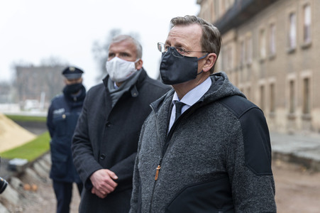 Rundgang von Bodo Ramelow über das Bundesgartenschau-Gelände 2021 in Erfurt