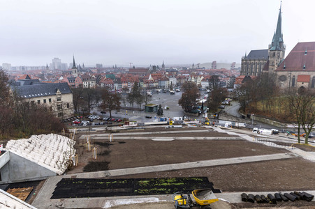 Rundgang von Bodo Ramelow über das Bundesgartenschau-Gelände 2021 in Erfurt
