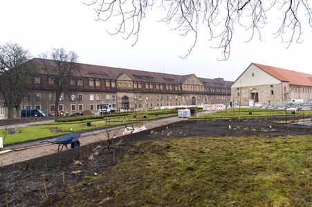 Rundgang von Bodo Ramelow über das Bundesgartenschau-Gelände 2021 in Erfurt