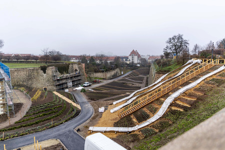 Rundgang von Bodo Ramelow über das Bundesgartenschau-Gelände 2021 in Erfurt