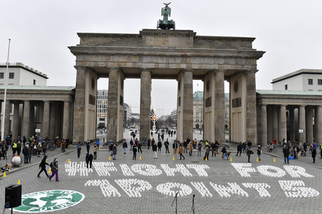 Fridays for Future Lichteraktion in Berlin