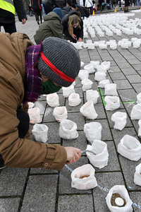 Fridays for Future Lichteraktion in Berlin
