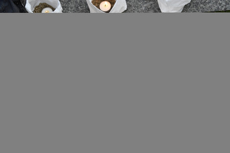 Fridays for Future Lichteraktion in Berlin