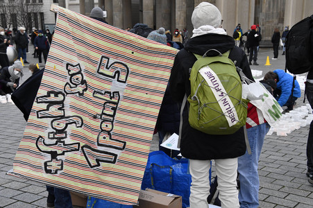 Fridays for Future Lichteraktion in Berlin