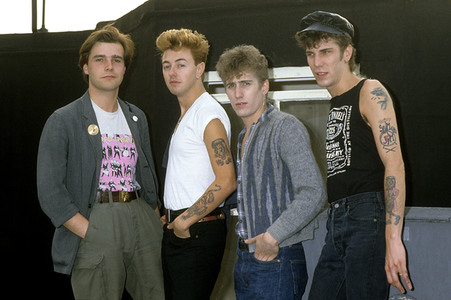 Photocall mit den Stray Cats in London