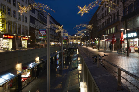 Weihnachtliche Innenstadt von Hannover