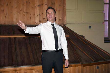 Fototermin mit Dave Kaufmann und Bernhard Ullrich in München