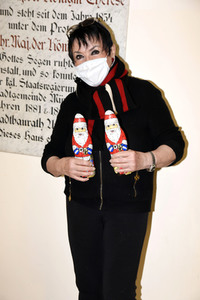 Schokonikolaus-Aktion mit Uschi Ackermann in München