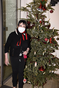 Schokonikolaus-Aktion mit Uschi Ackermann in München