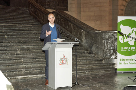 Übergabe des Friedenslichts in Hannover