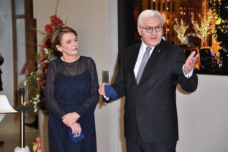 Aufzeichnung der ZDF-Sendung 'Weihnachten mit dem Bundespräsidenten' in Bernau bei Berlin