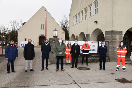 Pressebesichtigung des Impfzentrum Haar
