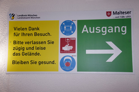 Pressebesichtigung des Impfzentrum Haar