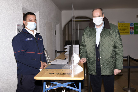 Pressebesichtigung des Impfzentrum Haar