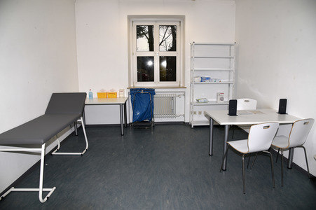 Pressebesichtigung des Impfzentrum Haar