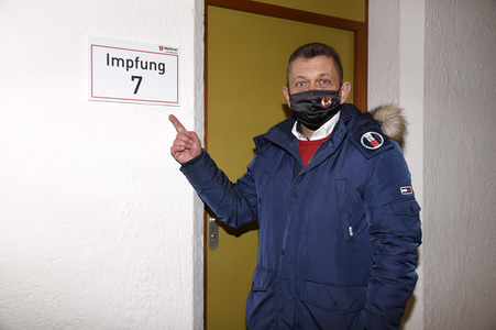 Pressebesichtigung des Impfzentrum Haar