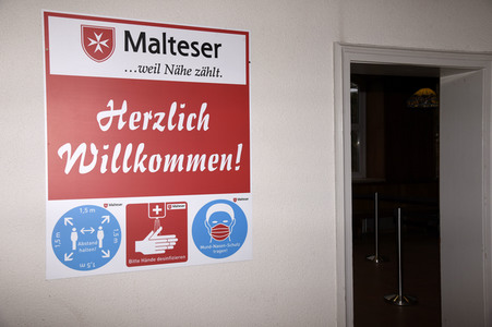 Pressebesichtigung des Impfzentrum Haar