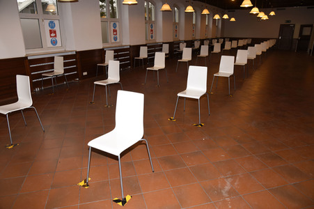 Pressebesichtigung des Impfzentrum Haar