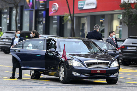 Denkmal für Corona Opfer in Madrid