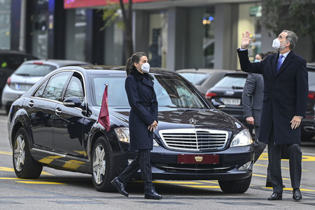 Denkmal für Corona Opfer in Madrid