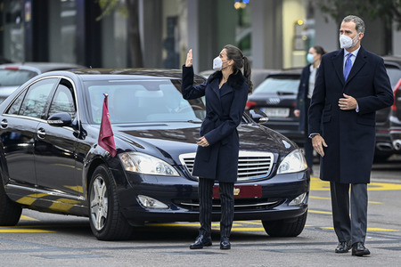 Denkmal für Corona Opfer in Madrid