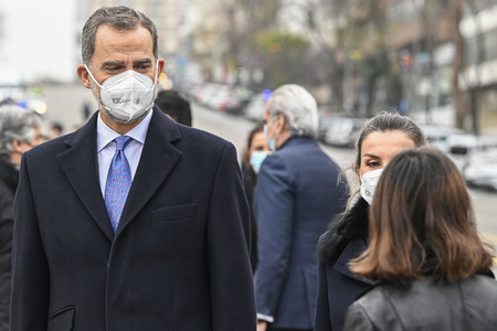 Denkmal für Corona Opfer in Madrid