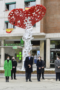 Denkmal für Corona Opfer in Madrid