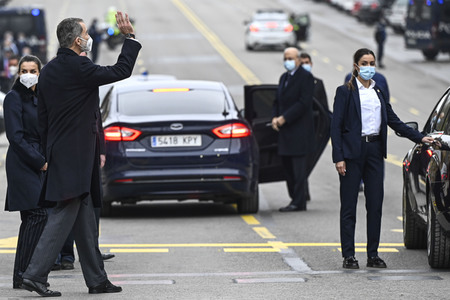Denkmal für Corona Opfer in Madrid