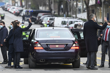 Denkmal für Corona Opfer in Madrid