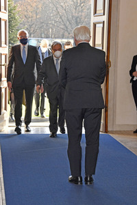 Bundespräsident Steinmeier empfängt Antonio Guterres in Berlin