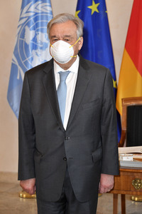 Bundespräsident Steinmeier empfängt Antonio Guterres in Berlin