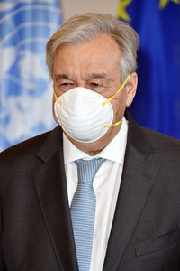 Bundespräsident Steinmeier empfängt Antonio Guterres in Berlin