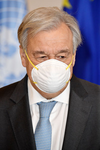 Bundespräsident Steinmeier empfängt Antonio Guterres in Berlin